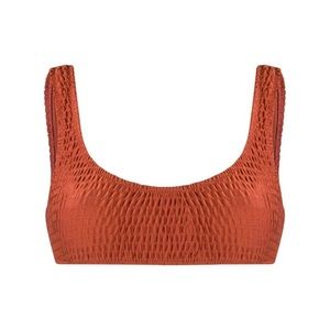 NWT Solid & Striped Penny Bikini Top